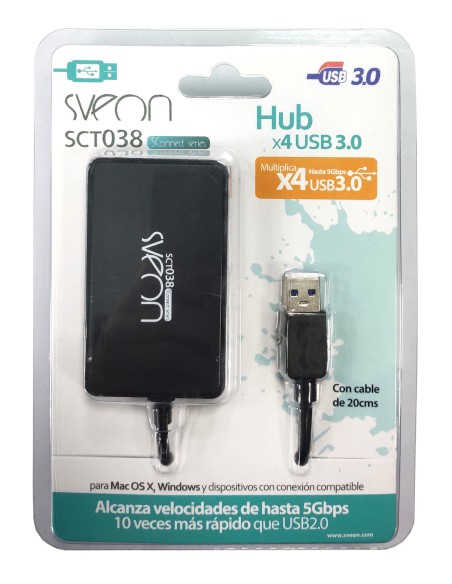 Sveon sct038 5000 Mbit s Negro