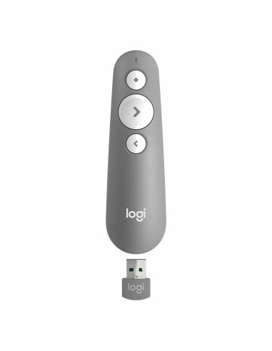 Logitech R500 Laser Presentation Remote apuntador inalámbricos Bluetooth RF Gris