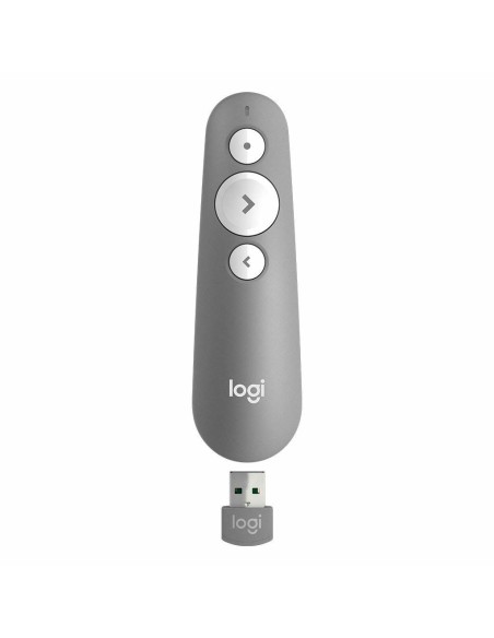 Logitech R500 Laser Presentation Remote apuntador inalámbricos Bluetooth RF Gris