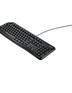 Logitech K120 Corded Keyboard teclado USB QWERTY Inglés Negro