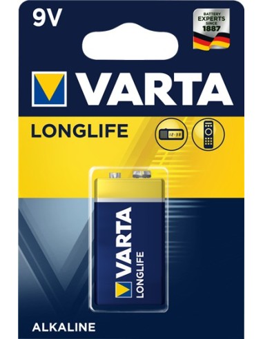 Varta Longlife Extra 9V BaterÍ­a de un solo uso Alcalino