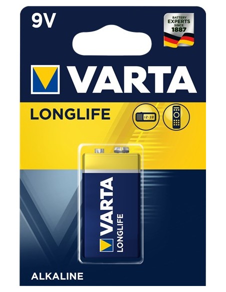 Varta Longlife Extra 9V BaterÍ­a de un solo uso Alcalino