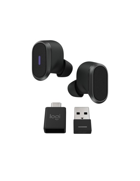 Logitech Zone True Wireless Auriculares Inalámbrico Dentro de oÍ­do Llamadas Música Bluetooth Grafito