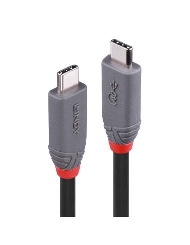 Lindy 36947 cable USB 0,8 m USB4 Gen 3x2 USB C Negro