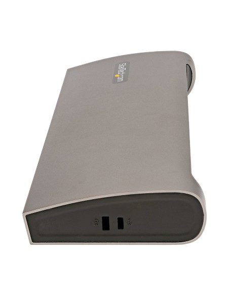 StarTech.com TB4CDOCKUE base para portátil y replicador de puertos Alámbrico Thunderbolt 4 Negro, Gris