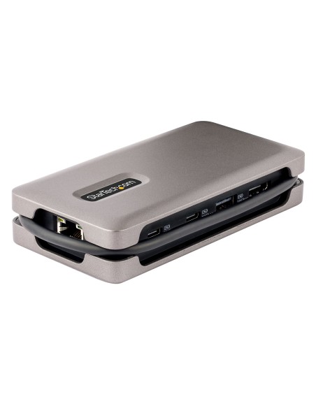 StarTech.com DKT31CH2CPD3 base para portátil y replicador de puertos Alámbrico USB 3.2 Gen 2 (3.1 Gen 2) Type-C Gris