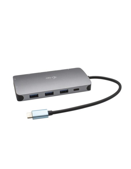 i-tec Metal USB-C Nano Dock HDMI VGA with LAN + Universal Charger 77 W