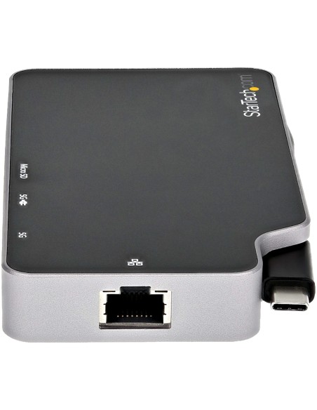 StarTech.com Adaptador Multipuertos USB C - Docking Station USB Tipo C a VÍ­deo HDMI de 4K o VGA - PD Pass-through de 100W - Hub