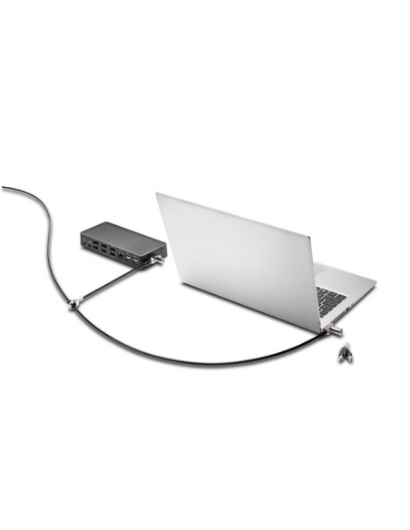 Kensington Candado con cable y llave 3 en 1 universal con dos cabezales