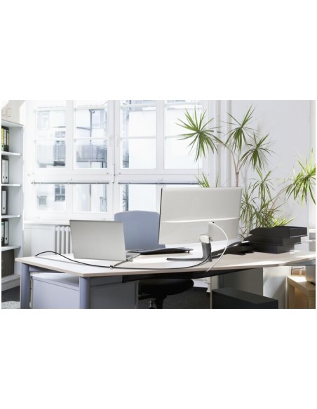 Kensington Candado con cable y llave 3 en 1 universal con dos cabezales