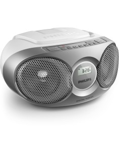 Philips AZ215S 12 sistema estéreo portátil 3 W Plata