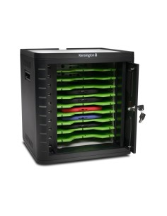 Kensington Armario de carga y sincronización universal para tabletas. Negro.