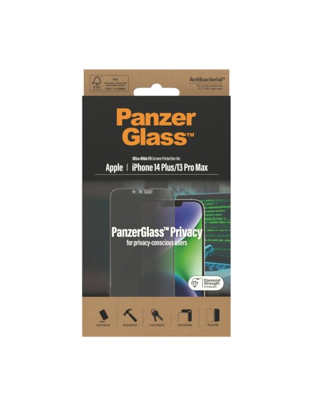 PanzerGlass Ultra-Wide Fit Privacy Appl Protector de pantalla Apple 1 pieza(s)