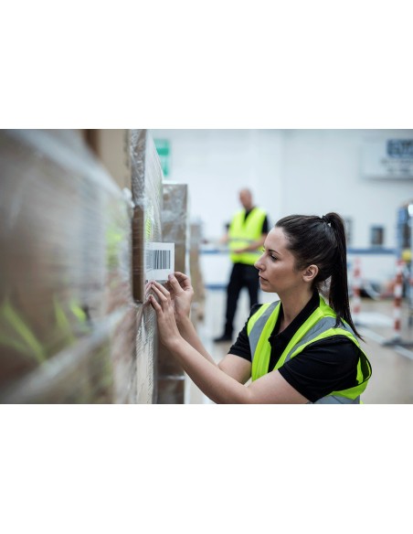 Brother BDE-1J000102-102 etiqueta de impresora Blanco Etiqueta para impresora autoadhesiva