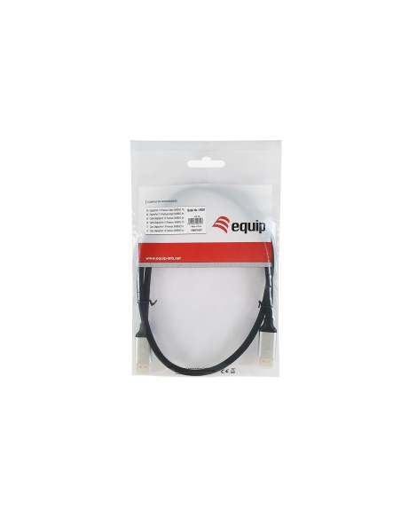 Equip 119263 cable DisplayPort 3 m Aluminio, Negro