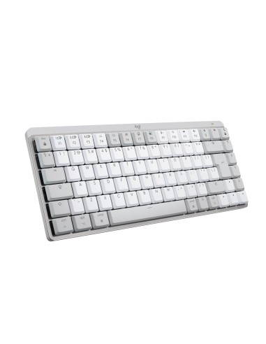 Logitech MX Mini Mechanical for Mac teclado Bluetooth QWERTY Internacional de EE.UU. Gris, Blanco