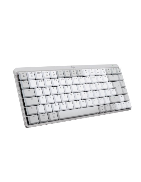 Logitech MX Mini Mechanical for Mac teclado Bluetooth QWERTY Internacional de EE.UU. Gris, Blanco