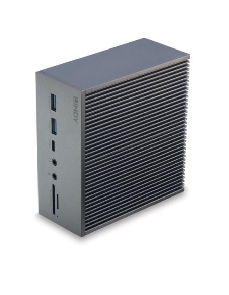 Lindy 43351 base para portátil y replicador de puertos Acoplamiento USB 3.2 Gen 1 (3.1 Gen 1) Type-C Gris