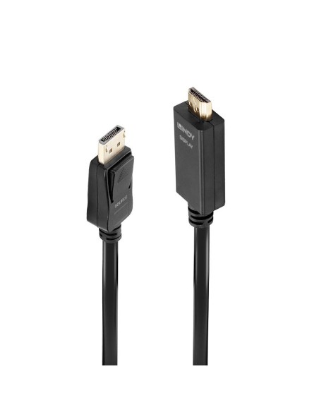 Lindy 36922 adaptador de cable de vÍ­deo 2 m DisplayPort HDMI tipo A (Estándar) Negro
