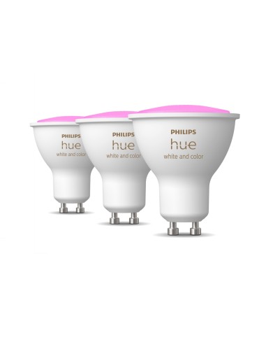 Philips Hue White and Color ambiance Pack de 3 GU10