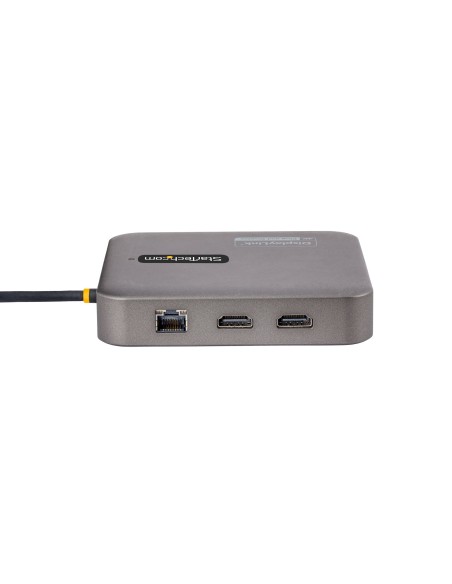 StarTech.com Adaptador Multipuertos USB-C - VÍ­deo Doble HDMI - 4K 60Hz - Hub USB 3.1 de 2 Puertos de 10Gbps - PD de 100W de Pas