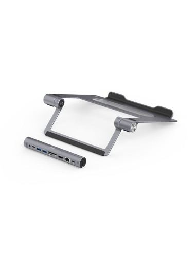 i-tec Metal Cooling Pad for notebooks (up-to 15.6â?) with USB-C Docking Station (Power Delivery 100 W)