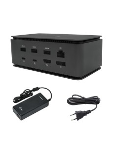 i-tec Metal USB4 Docking station Dual 4K HDMI DP with Power Delivery 80 W + Universal Charger 112 W