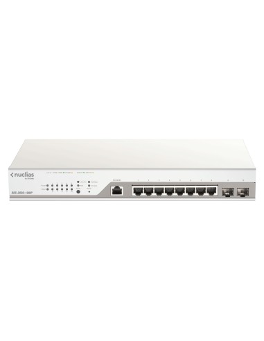 D-Link DBS-2000-10MP switch Gestionado L2 Gigabit Ethernet (10 100 1000) EnergÍ­a sobre Ethernet (PoE) Gris