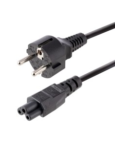 StarTech.com Cable de 3m de Alimentación de Repuesto para Ordenador Portátil, EU Schuko a C5, 2,5A 250V, 18AWG, para Cargador de