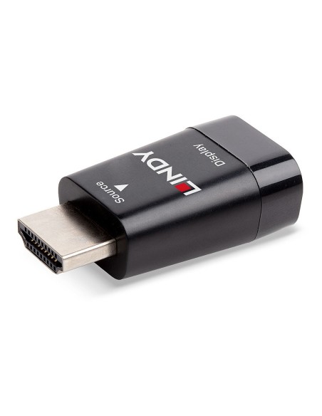 Lindy 38194 adaptador de cable de vÍ­deo HDMI tipo A (Estándar) VGA Negro
