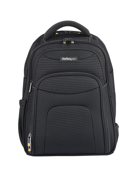 StarTech.com Mochila Ergonómica con Carcasa de Accesorios Removible para Ordenador Portátil de 17,3 Pulgadas - Morral para Profe