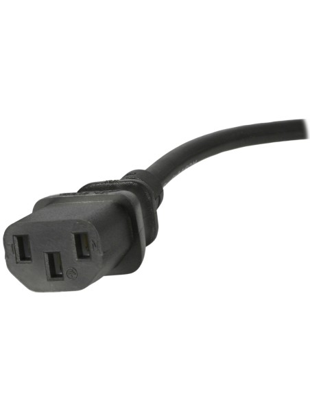StarTech.com Cable de 1m (3 pies) de Alimentación de Ordenador para el Reino Unido UK, BS1363 a C13, 18AWG, 10A 250V, Cable Ingl