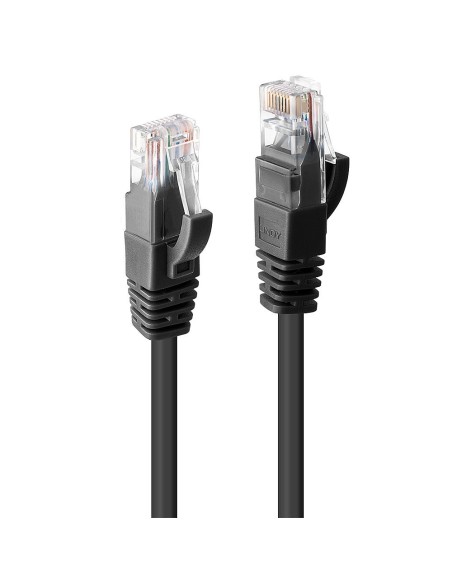 Lindy 48080 cable de red Negro 5 m Cat6 U UTP (UTP)