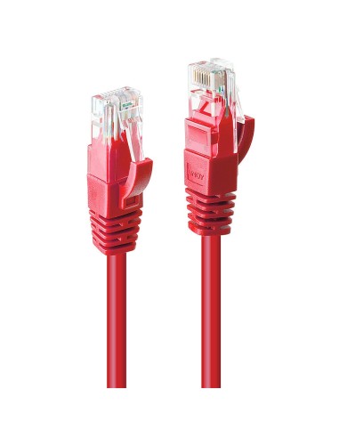 Lindy 48031 cable de red Rojo 0,5 m Cat6 U UTP (UTP)