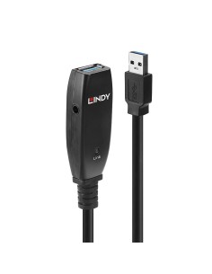 Lindy 43322 cable USB 15 m USB 3.2 Gen 1 (3.1 Gen 1) USB A Negro