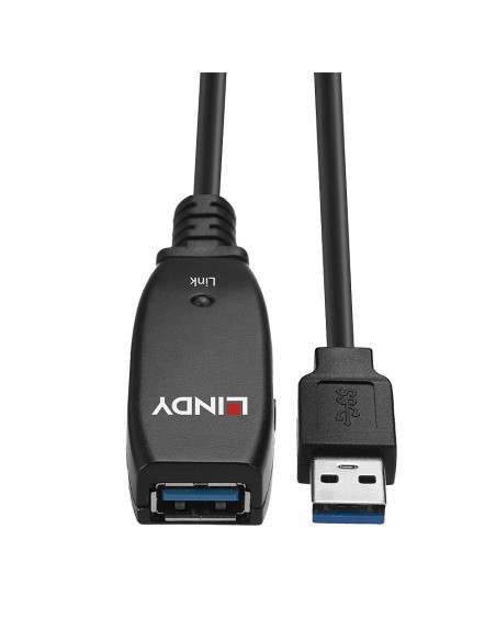 Lindy 43322 cable USB 15 m USB 3.2 Gen 1 (3.1 Gen 1) USB A Negro