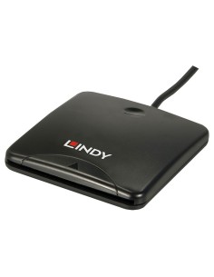 Lindy 42768 lector de tarjeta magnética Negro USB