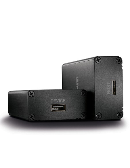 Lindy 42708 ampliador de red Transmisor y receptor de red Negro