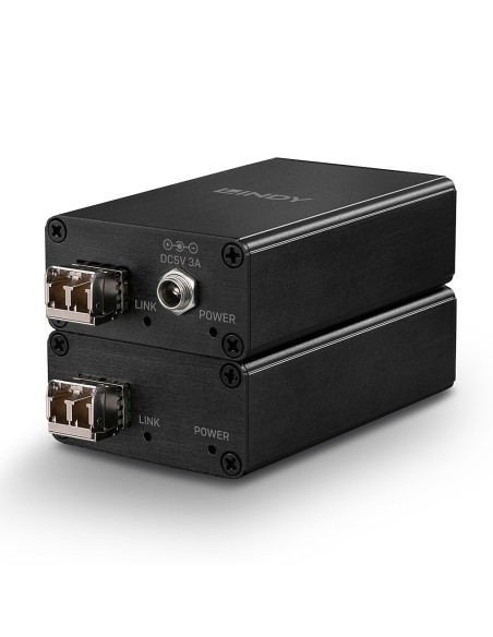 Lindy 42708 ampliador de red Transmisor y receptor de red Negro