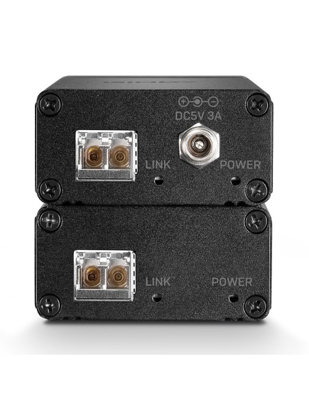 Lindy 42708 ampliador de red Transmisor y receptor de red Negro