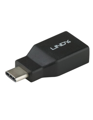 Lindy 41899 cambiador de género para cable USB 3.1-C USB 3.1-A Negro