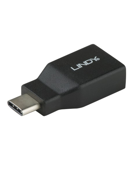 Lindy 41899 cambiador de género para cable USB 3.1-C USB 3.1-A Negro