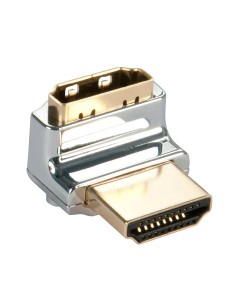 Lindy 41506 cambiador de género para cable HDMI Plata