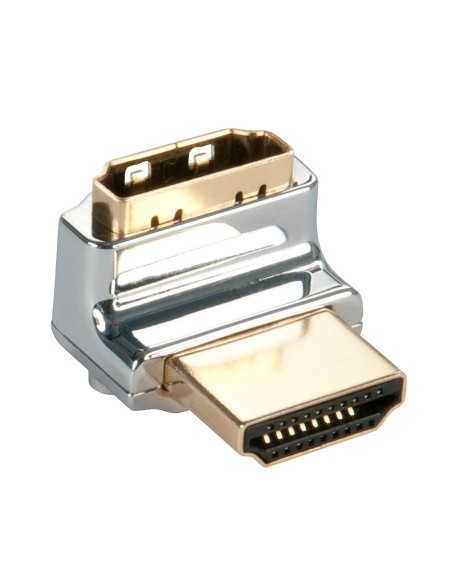 Lindy 41506 cambiador de género para cable HDMI Plata