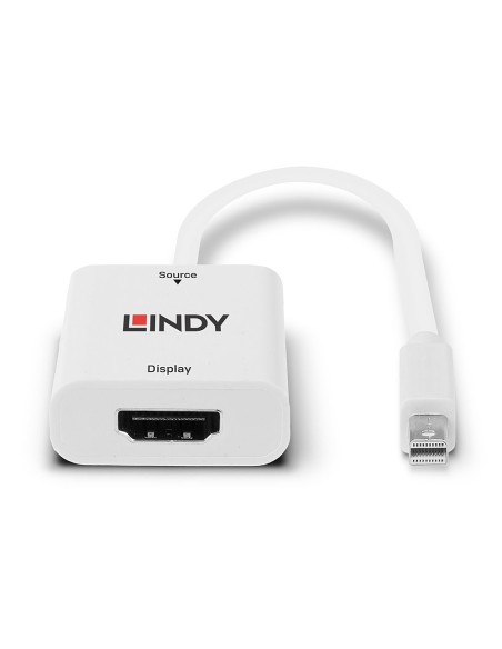 Lindy 41069 adaptador de cable de vÍ­deo Mini DisplayPort HDMI tipo A (Estándar) Blanco