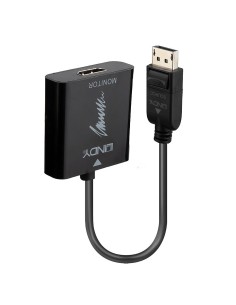 Lindy 41068 adaptador de cable de vÍ­deo 1,5 m DisplayPort HDMI tipo A (Estándar) Negro