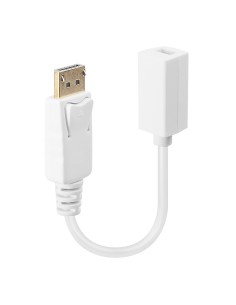 Lindy 41060 adaptador de cable de vÍ­deo 0,15 m DisplayPort Mini DisplayPort Blanco