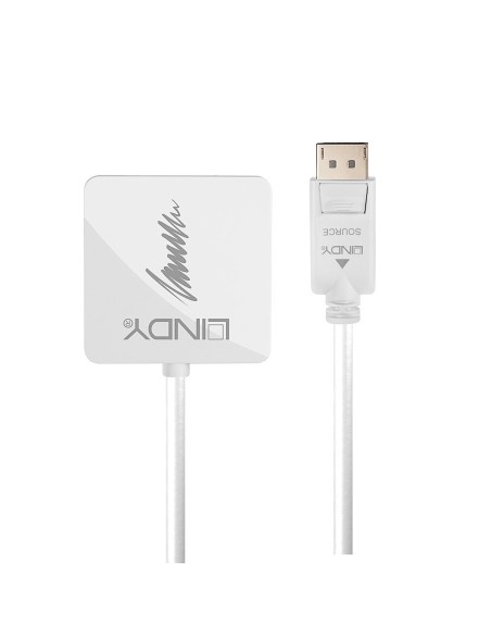 Lindy 41028 adaptador de cable de vÍ­deo DisplayPort DVI-D + VGA (D-Sub) + HDMI Negro
