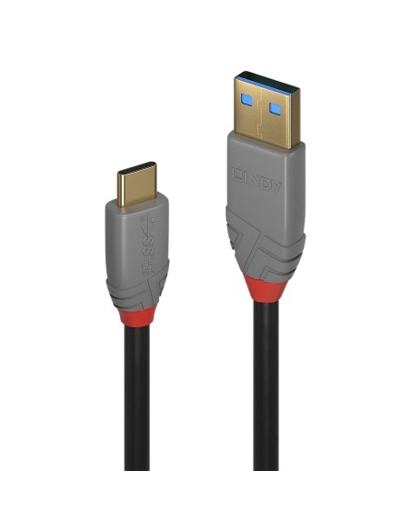 Lindy 36911 cable USB 1 m USB C USB A Negro, Gris