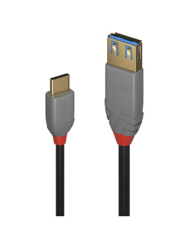 Lindy 36895 cable USB 0,15 m USB 3.2 Gen 2 (3.1 Gen 2) USB C USB A Negro